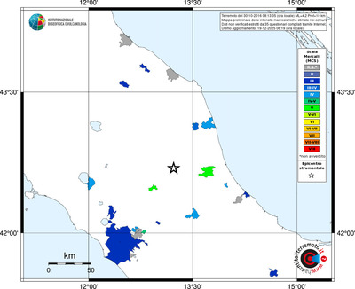 Mappa MCS - territori comuni