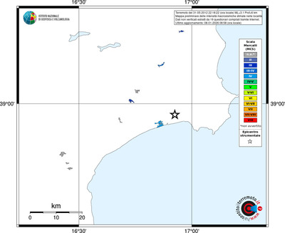 Mappa MCS - territori località