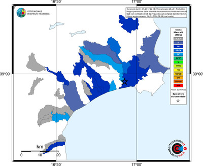 Mappa MCS - territori comuni