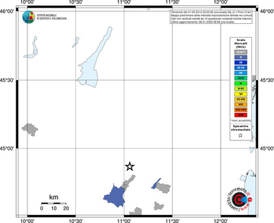 Mappa MCS - territori comuni