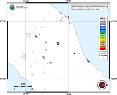 Mappa MCS - territori località