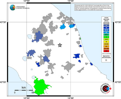 Mappa MCS - territori comuni