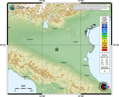 Mappa EMS - località