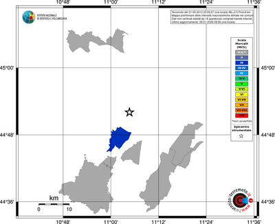 Mappa MCS - territori comuni