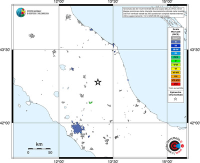 Mappa MCS - territori località