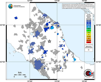 Mappa MCS - territori comuni