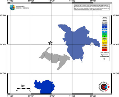 Mappa MCS - territori comuni