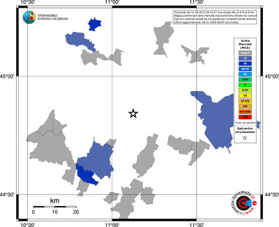 Mappa MCS - territori comuni