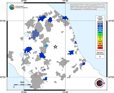 Mappa EMS - territori comuni