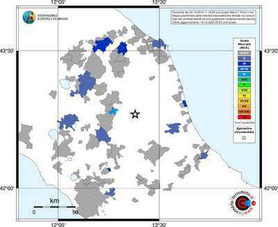 Mappa MCS - territori comuni
