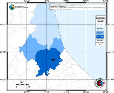 Mappa territorio comunale con almeno 3 questionari