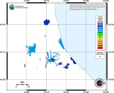 Mappa EMS - territori località