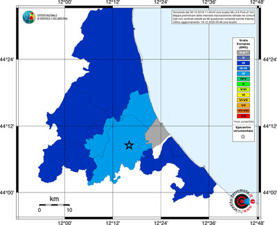 Mappa EMS - territori comuni