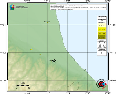 Mappa comuni con almeno 3 questionari