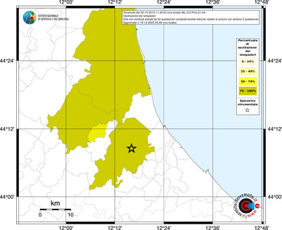 Mappa territorio comunale con almeno 3 questionari