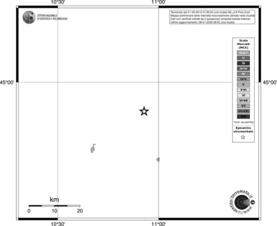 Mappa MCS - territori località