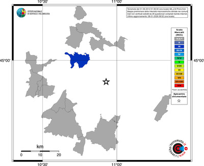 Mappa MCS - territori comuni