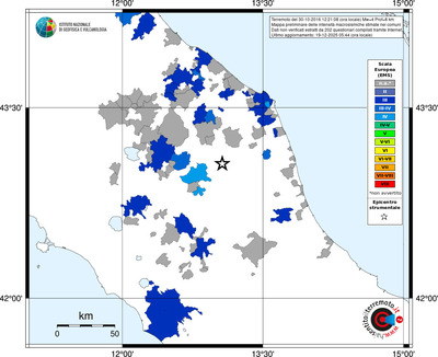 Mappa EMS - territori comuni