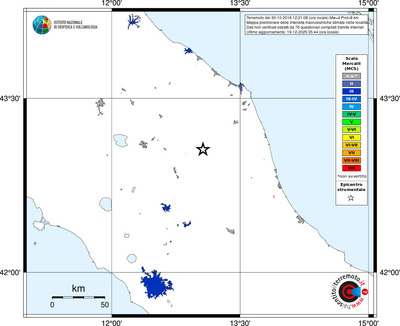 Mappa MCS - territori località