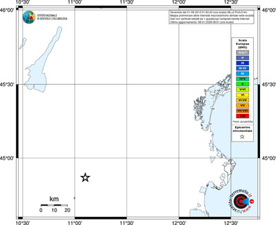 Mappa EMS - territori località