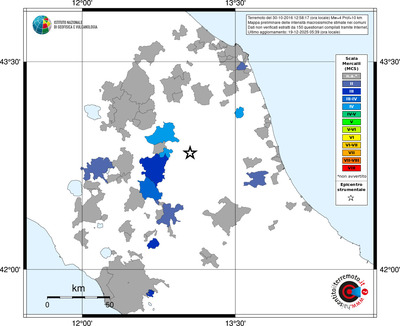 Mappa MCS - territori comuni
