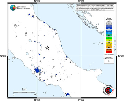 Mappa EMS - territori località