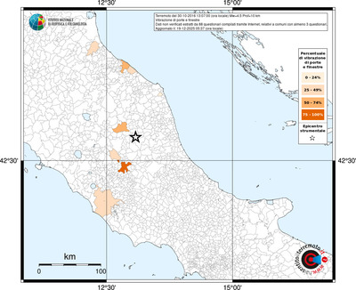 Mappa territorio comunale con almeno 3 questionari