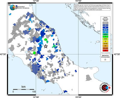 Mappa MCS - territori comuni