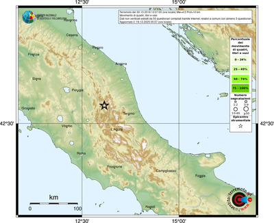Mappa comuni con almeno 3 questionari