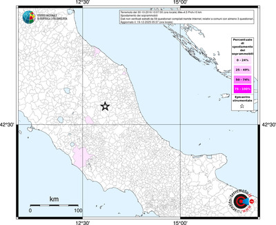 Mappa territorio comunale con almeno 3 questionari
