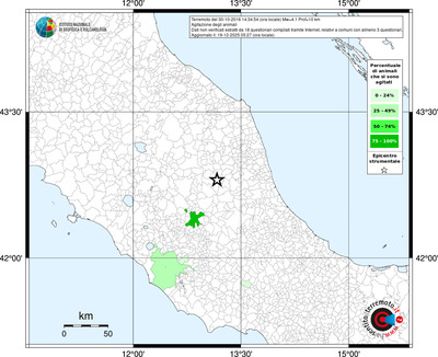 Mappa territorio comunale con almeno 3 questionari
