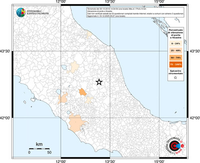 Mappa territorio comunale con almeno 3 questionari