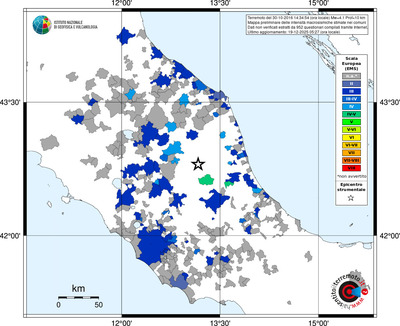 Mappa EMS - territori comuni