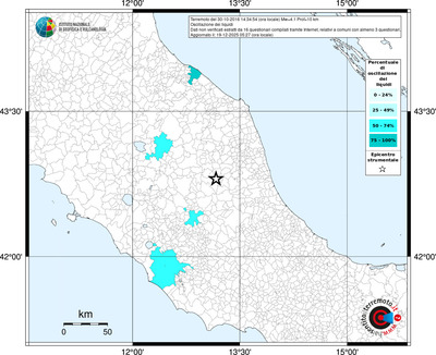 Mappa territorio comunale con almeno 3 questionari