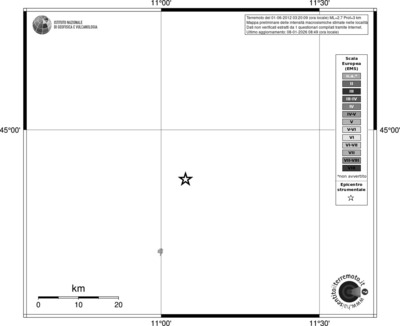Mappa EMS - territori località