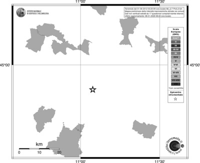 Mappa EMS - territori comuni
