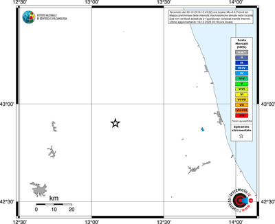 Mappa MCS - territori località