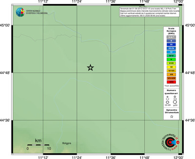 Mappa EMS - località