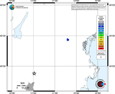 Mappa EMS - territori comuni