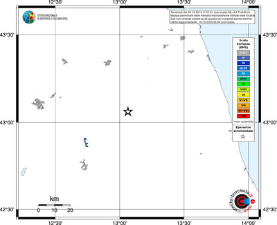 Mappa EMS - territori località