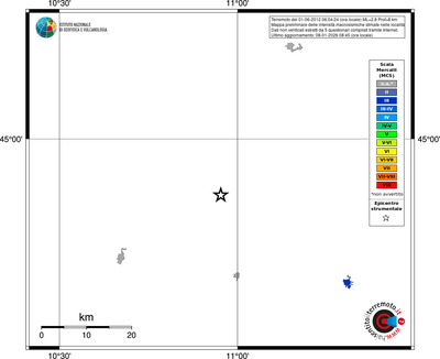 Mappa MCS - territori località