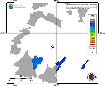 Mappa MCS - territori comuni