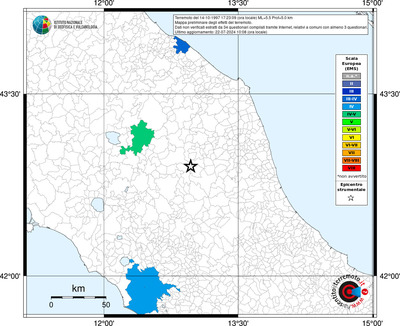 Mappa EMS riferita ai limiti comunali