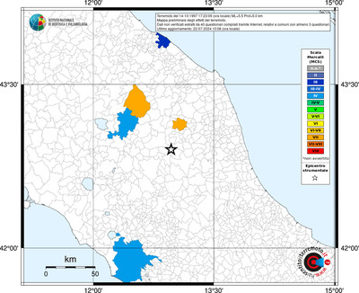 Mappa MCS riferita ai limiti comunali