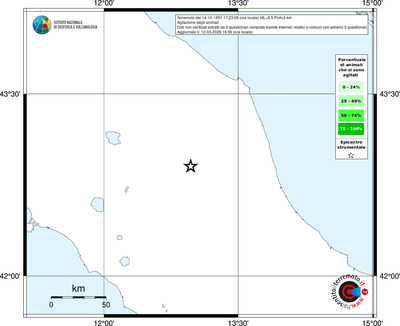 Mappa territorio comunale con almeno 3 questionari