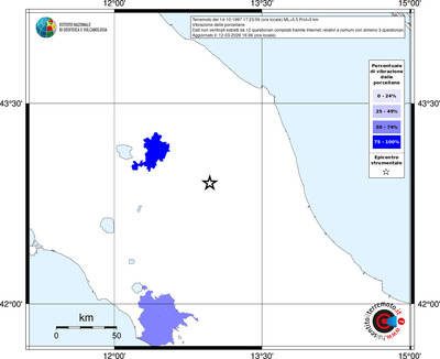 Mappa territorio comunale con almeno 3 questionari