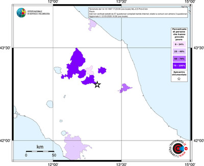 Mappa territorio comunale con almeno 3 questionari