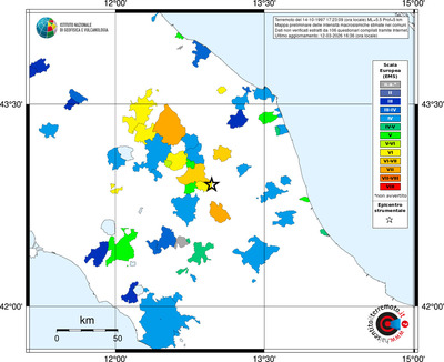 Mappa EMS - territori comuni