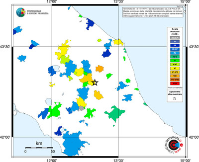 Mappa MCS - territori comuni