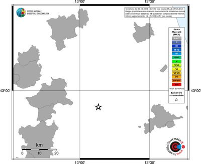 Mappa MCS - territori comuni